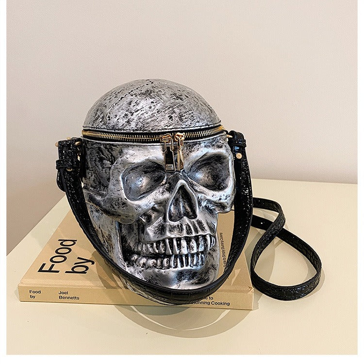 Bone Chic Skull Bag – Limited Halloween Edition Gothic Shoulder & Crossbody Handbag
