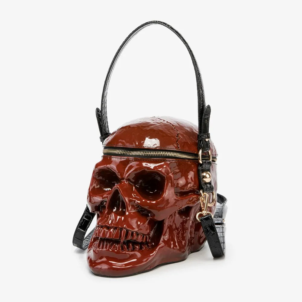 Bone Chic Skull Bag – Limited Halloween Edition Gothic Shoulder & Crossbody Handbag