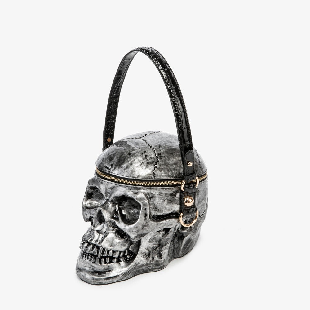 Bone Chic Skull Bag – Limited Halloween Edition Gothic Shoulder & Crossbody Handbag