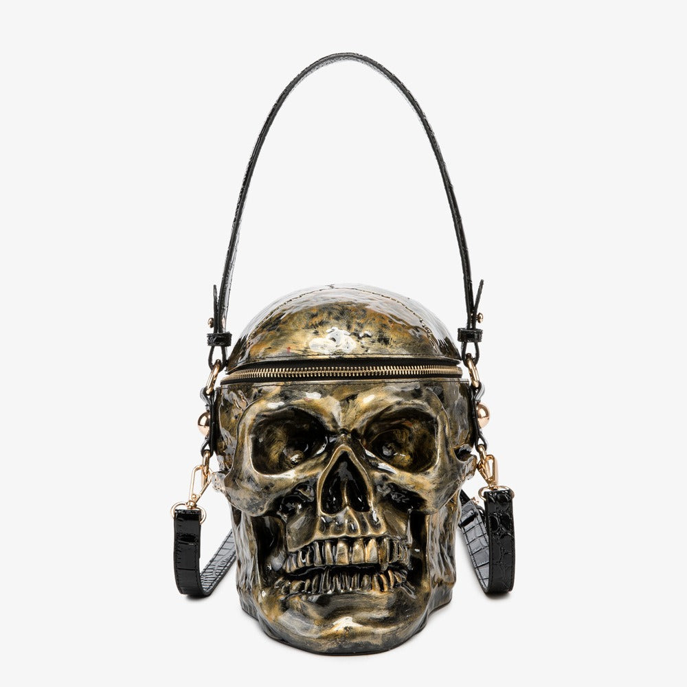 Bone Chic Skull Bag – Limited Halloween Edition Gothic Shoulder & Crossbody Handbag