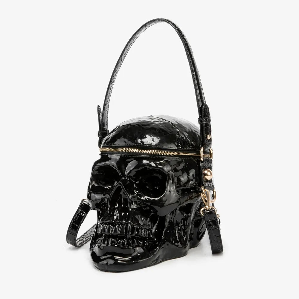 Bone Chic Skull Bag – Limited Halloween Edition Gothic Shoulder & Crossbody Handbag