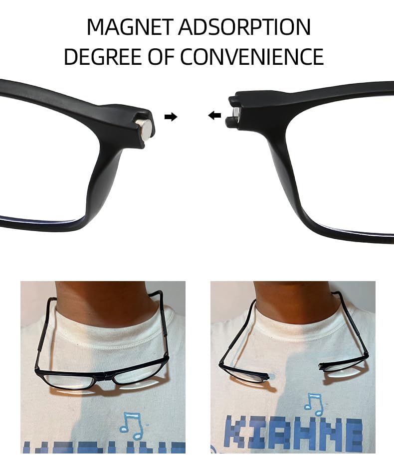 Christmas Early Sale – Magnetic Blue Light Blocking Reading Glasses