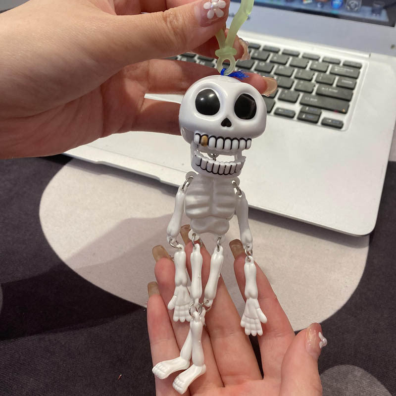 Halloween Skull Pendant Decoration – Moving Head Charm & Gift