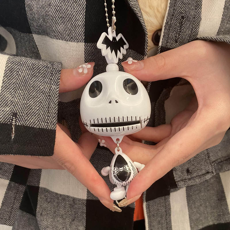 Halloween Skull Pendant Decoration – Moving Head Charm & Gift