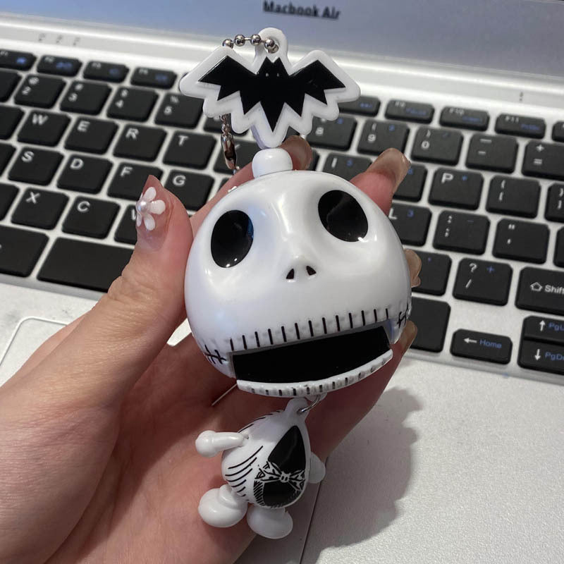 Halloween Skull Pendant Decoration – Moving Head Charm & Gift