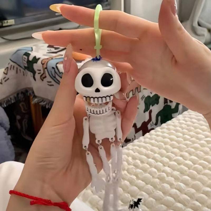 Halloween Skull Pendant Decoration – Moving Head Charm & Gift