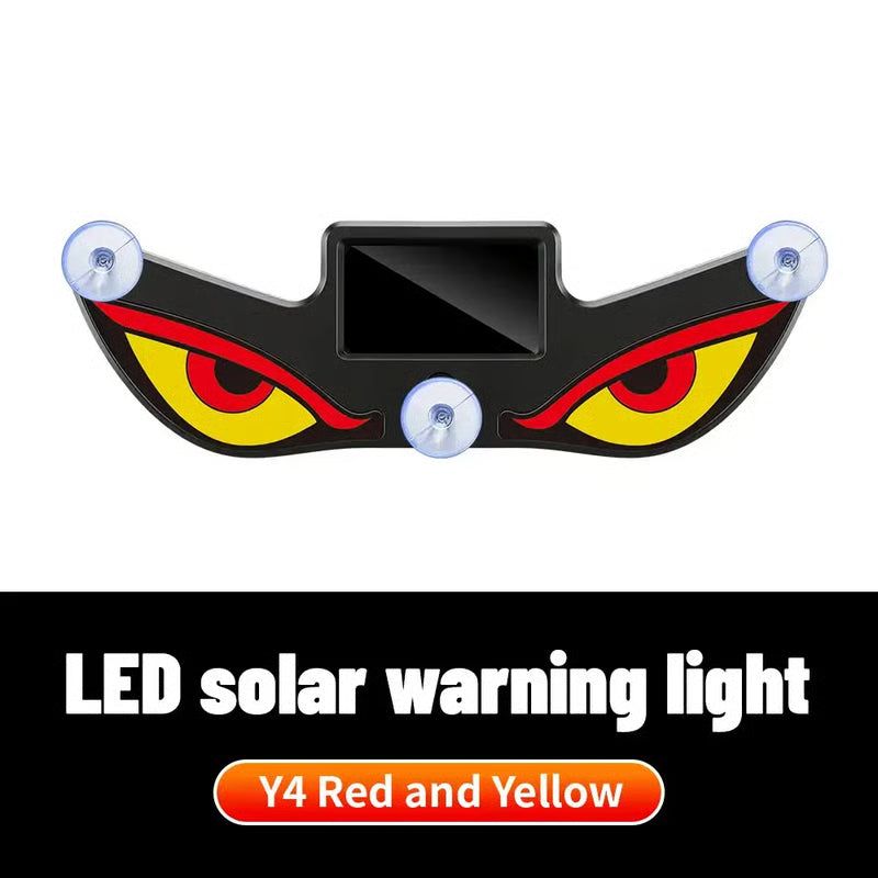 Vampire Eyes Solar Warning Light for Car Rear Window