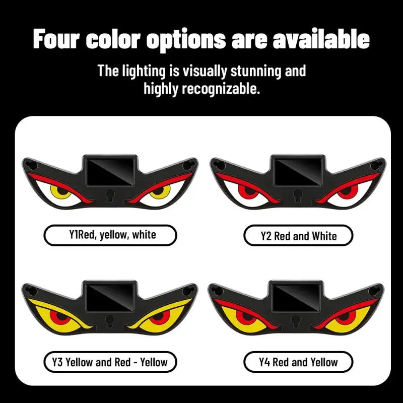Vampire Eyes Solar Warning Light for Car Rear Window