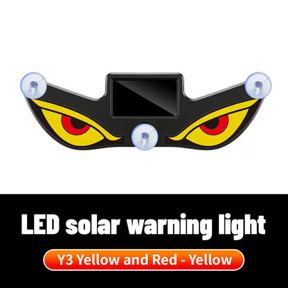 Vampire Eyes Solar Warning Light for Car Rear Window