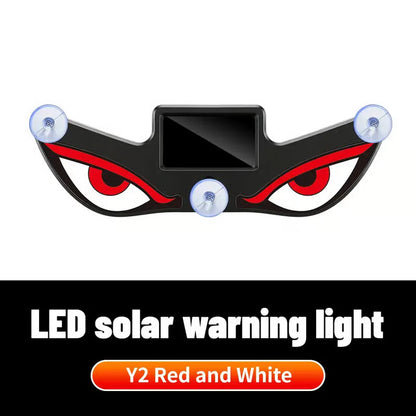 Vampire Eyes Solar Warning Light for Car Rear Window
