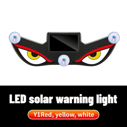 Vampire Eyes Solar Warning Light for Car Rear Window