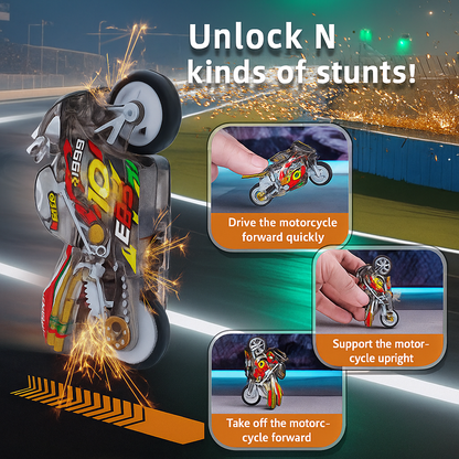 🎄 Christmas Pre-Sale – 50% OFF 🎁Spark Inertia Motorcycle Toy – Friction Powered Bike with Realistic Sparks & Stunt Play