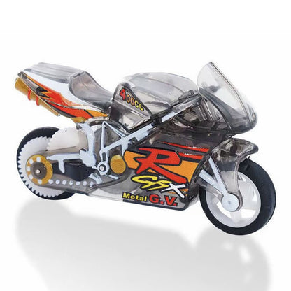 🎄 Christmas Pre-Sale – 50% OFF 🎁Spark Inertia Motorcycle Toy – Friction Powered Bike with Realistic Sparks & Stunt Play