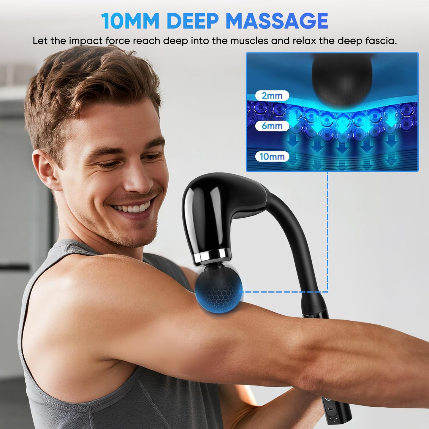 Smart massage gun