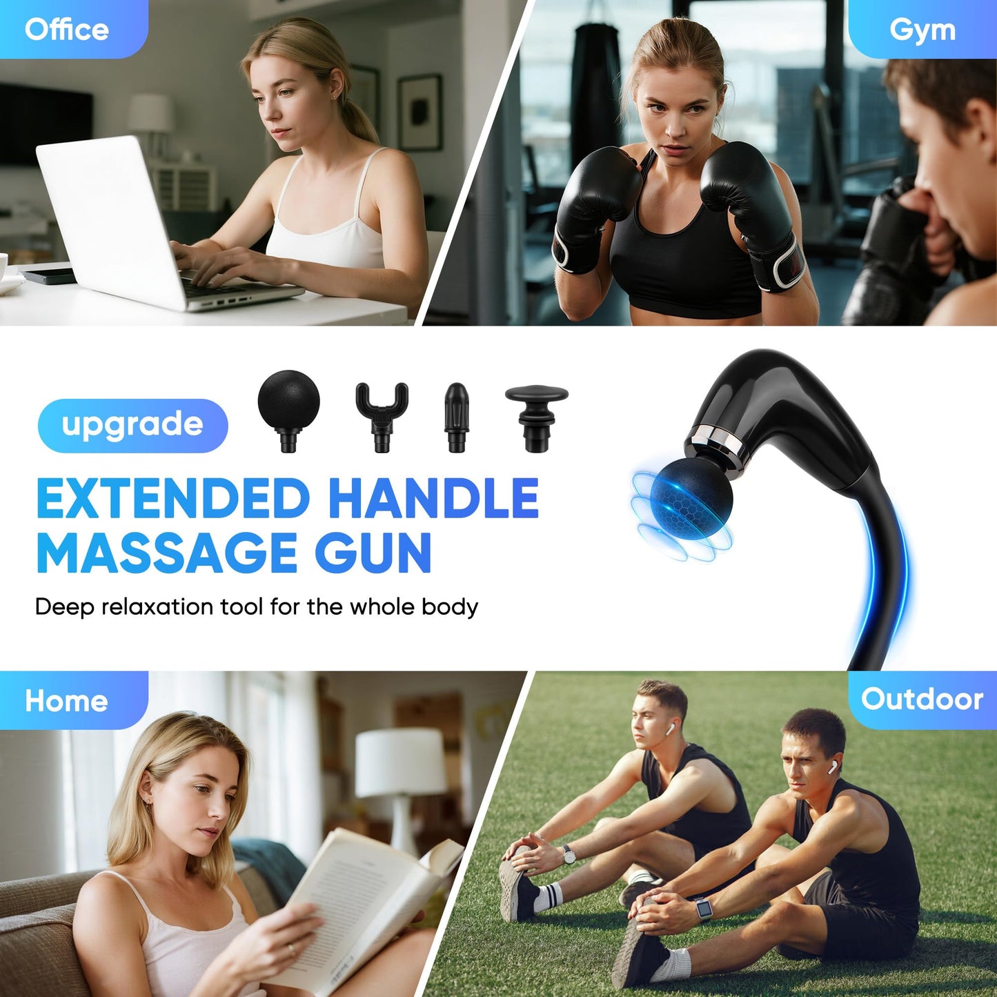 Smart massage gun