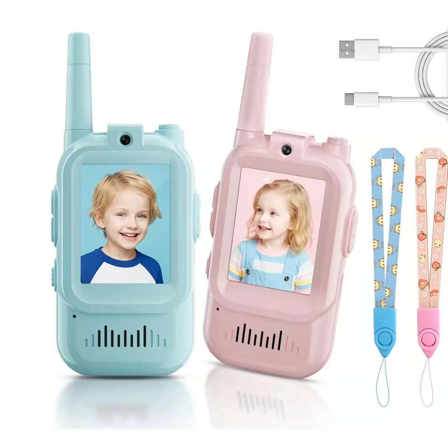 🔥Last Day - 49% Off🔥Kids Video Walkie Talkies Toys - 2 Pack