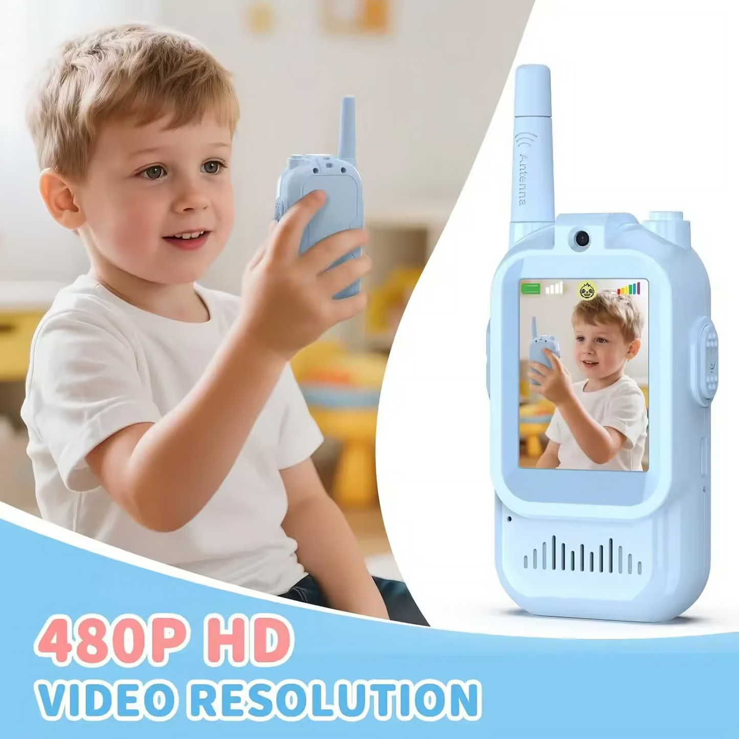 🔥Last Day - 49% Off🔥Kids Video Walkie Talkies Toys - 2 Pack