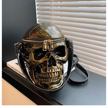 Bone Chic Skull Bag – Limited Halloween Edition Gothic Shoulder & Crossbody Handbag
