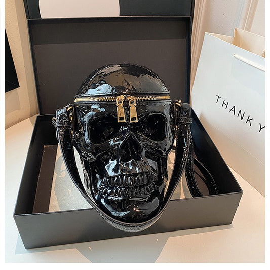 Bone Chic Skull Bag – Limited Halloween Edition Gothic Shoulder & Crossbody Handbag