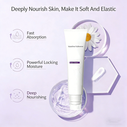 Collagen & Hyaluronic Acid Neck Firming Roller Cream – Daily Skincare Ritual